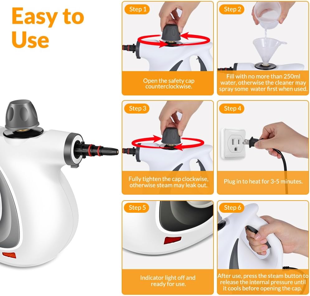 Effortless Home Steam Cleaner