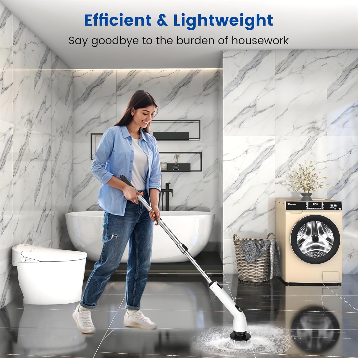 Ultimate Cordless Scrubber with 7 attachments